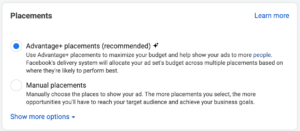Facebook Ads Placement
